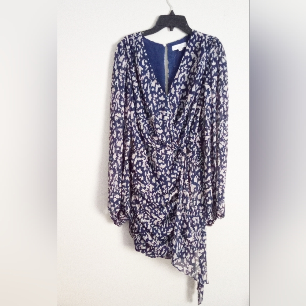 SALE Willow Piper NWT Long Sleeve Leapord Minidress - Picture 5 of 7